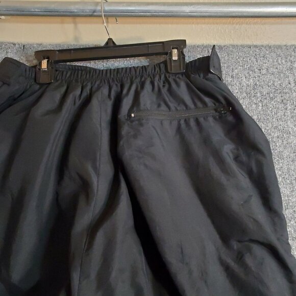 Sport Essentials Ski Snowboard Pants Sz XL Black Pockets Clean Full Leg Zip - Picture 4 of 10